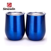 8oz Stainless Steel Insulated Chiller/Hot Drinking Wine Tumbler Mug With Friend Party