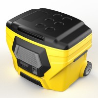 New Large capacity Smart cooler speaker With Wheels 50L